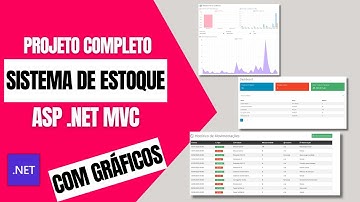Projeto completo Sistema de Estoque com Gráficos - ASP NET MVC e IDENTITY