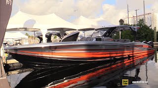 2021 Marine Technology MTI SV42 Power Boat Walkaround Tour - 2020 Fort Lauderdale Boat Show