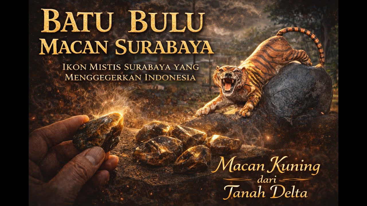 Batu Bulu Macan Surabaya (BMS) – Macan Kuning Mistis yang Pernah Menggemparkan Indonesia