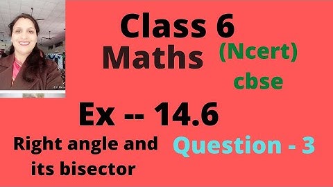 Question 3.  (Exercise 14.6 ) ( ch - 14 Practical Geometry. # Class 6 maths ncert l cbse