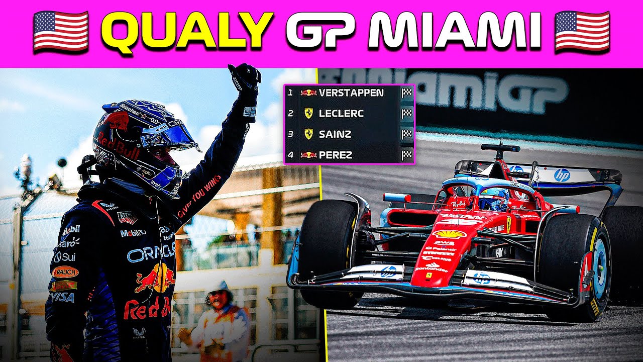 MAX LLEVA 6/6 POLES los FERRARI SEPARAN a CHECO DEL FRONT ROW MCL