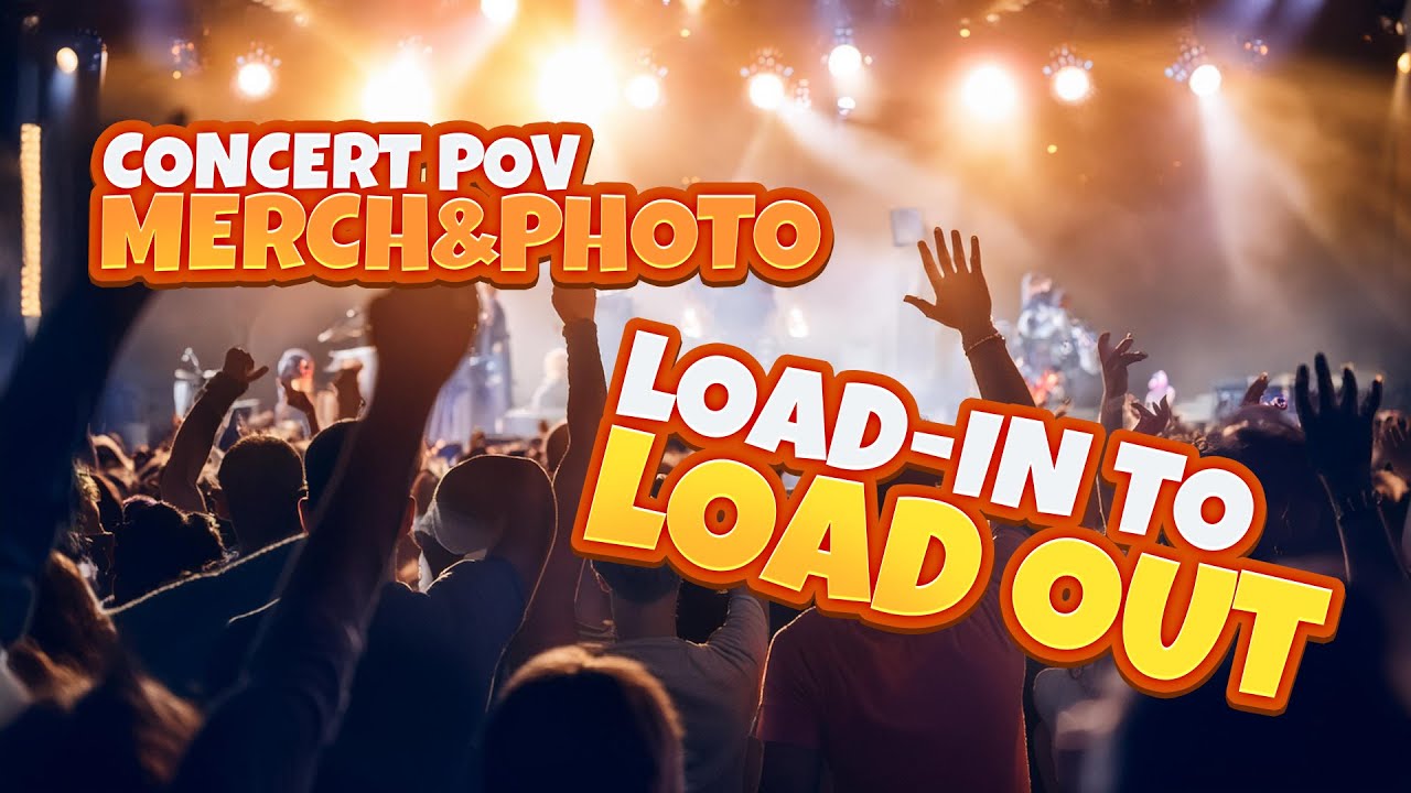 Concert POV A Day in the Life (Merch + Photography)