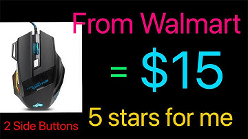 Buying and reviewing an Cheap Gaming mouse from Walmart!!! Only $15 Bucks!!