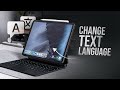 How to Change Text Language on iPad (tutorial)