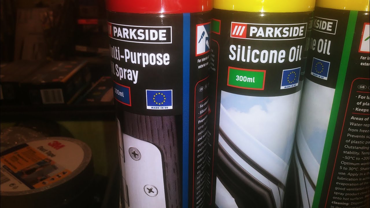 Parkside Multipurpose Spray Silicone Oil YouTube