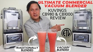 Fast & Quiet Blending: Kuvings Commercial Vacuum Blender CB1000 Review