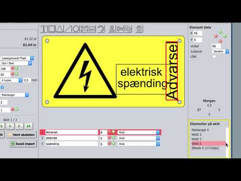 Tutorial: Skab dit specialskilt selv