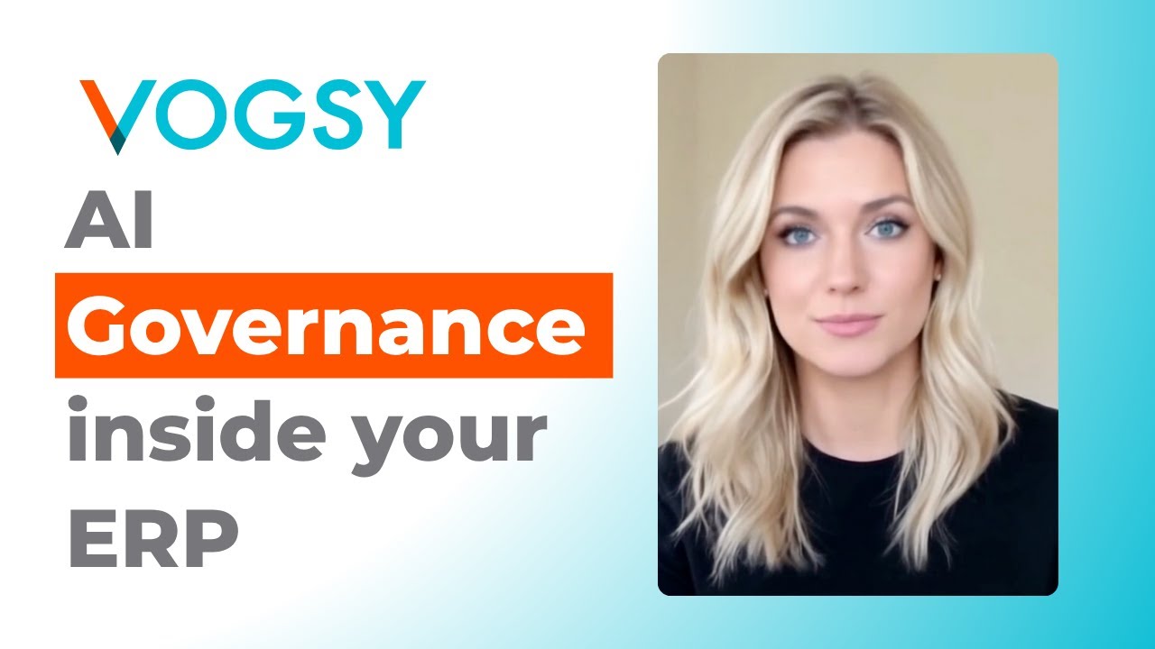AI governance inside your ERP with VOGSY