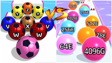 MAX LEVELS A-Z Run vs BallRun2048 🔮💥: All Levels Gameplay Walkthrough Android ,iOS NEW UPDATE