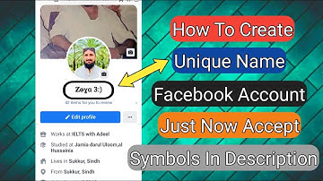 How To Create Unique Emoji Name Facebook Account 2023 | Emoji Name Facebook Account