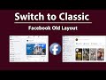 How to switch back to Classic mode on Facebook on PC