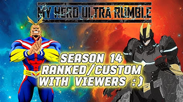 🔴WE LIVE!!🔴 NEW SEASON!!!! MY HERO ULTRA RUMBLE WITH VIEWERS!!!! #gaming #streaming #mhur