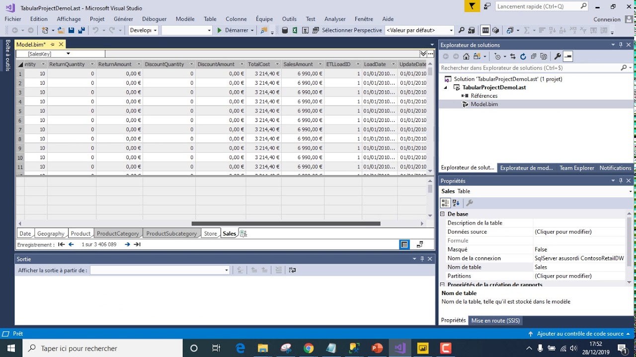 SSAS Tabular – Excel – Power BI – en Français (The Full BI Project ...