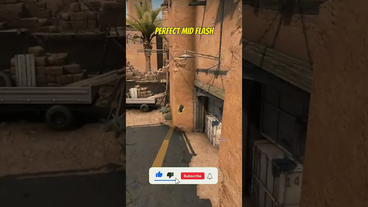 PERFECT MID FLASH ON DUST 2 