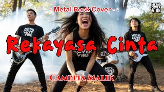 Rekayasa Cinta  Camelia Malik ai Metal Rock Energi Cover   Bass