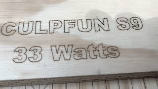 Sculpfun S9 33 Watt Upgrade Kit Observations