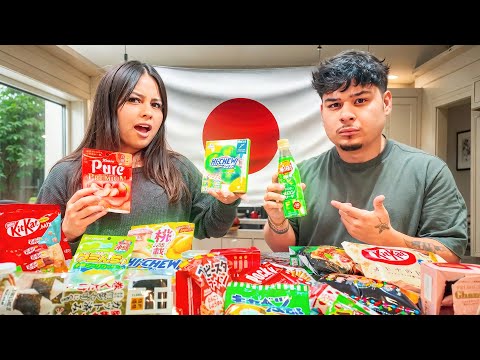 MEXICAN COUPLE TRY JAPANESE SNACKS FOR THE FIRST TIME!!