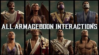 Mortal Kombat 1  All 23 Armageddon Character Interactions