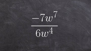 Simplify a rational expression by using properties of exponents
