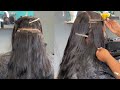 HOW TO TAPE IN EXTENSION INSTALL ON NATURAL HAIR