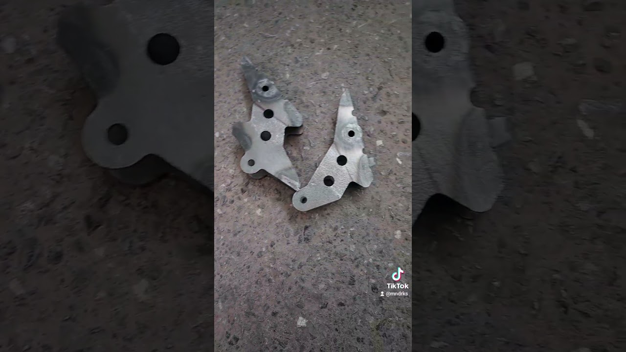 así lucen las bases de alargue para motoneta, fabricadas y diseñadas en 