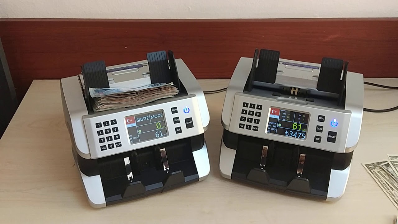 Bill Counter İntegra AL-185 Karışık Para Sayma Makinesi TL - EUR (USD Adet Sayım) Tanıtım