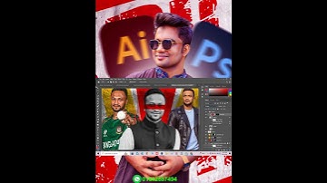 youtube thumbnail design tutorial #photoshop #shorts