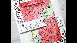 Unity Quick Tip: Spotlight Stamping & Watercolor Pencils