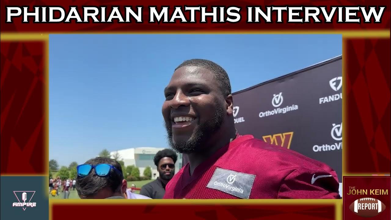 Phidarian Mathis at OTAs John Keim Report Bonus Clips YouTube