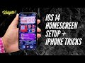 IOS 14 HOMESCREEN SET UP + IPHONE TRICKS | TUTORIAL