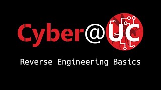 Meeting 103: Reverse Engineering Basics