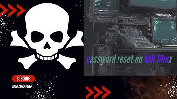 How to Reset Forgotten Password on Kali Linux #kalilinux #linux