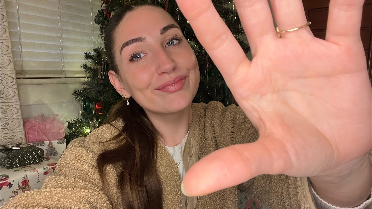ASMR | hand movements & mouth sounds 🤤🎄🌙