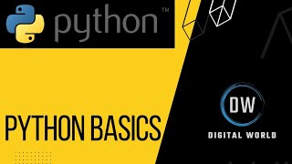 Basics of Python Jupyter notebook. #digitalworld