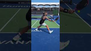 A pickleball qualifier pulls of a huge upset of Tyson McGuffin