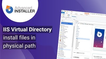 IIS Virtual Directory - install files in physical path
