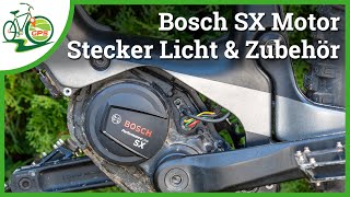 Bosch SX-Motor eBike 🚴 Anschlüsse & Stecker erklärt 🔌 Zubehör nachrüsten 🔧