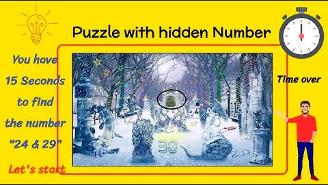 Amazing Eye Puzzles | Puzzle with hidden number | Find the Hidden Number in Eye Puzzles
