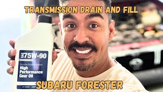 Servicing a Manual Transmission on a Subaru Forester | Gear Oil Change DIY