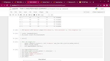 PREDICTION USING UNSUPERVISED ML USING 