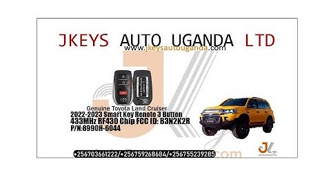 Toyota land cruiser zx 2023 AB-AB key programming with lonsdor