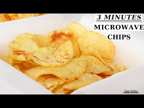 Video: How To Make Chips In The Microwave