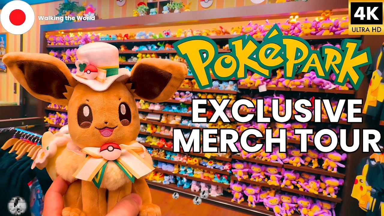 The ULTIMATE PokéPark Kanto MERCH TOUR | ALL Exclusive Pokémon Park Items & Prices [4K]