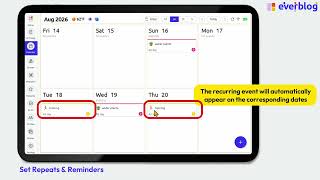 Full How to Use Everblog Calendar | Complete Guide & Tutorial Guide