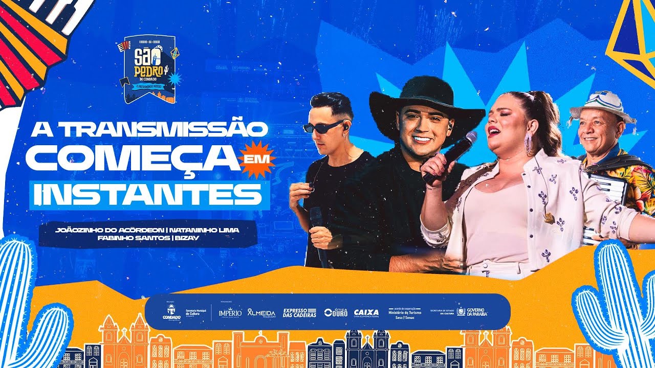 SÃO PEDRO 2025 CONDADO | NATANZINHO LIMA -BIZAY - FABINHO SANTOS - JOÃOZINHO DO ACORDEON