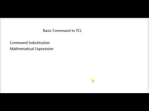 expr 2022 New Square bracket and expr command in TCL