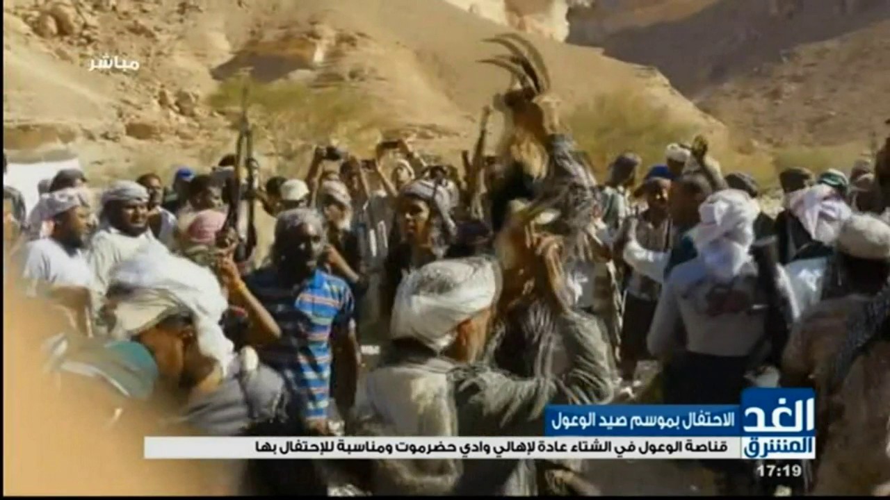 قناصة الوعول في الشتاء عادة لإهالي وادي حضرموت ومناسبة للإحتفال بها