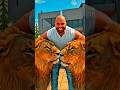 Franklin Ne 2 Lion Ko Dost Bana Ke Challenge Diya Jack Ko Indian Theft Aura Simulator #shorts