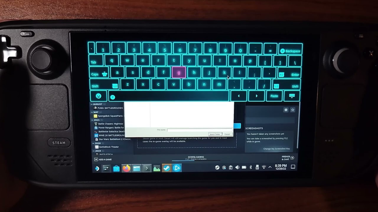 How to Add Battle.net or any other non-steam applications on the Steam Deck!