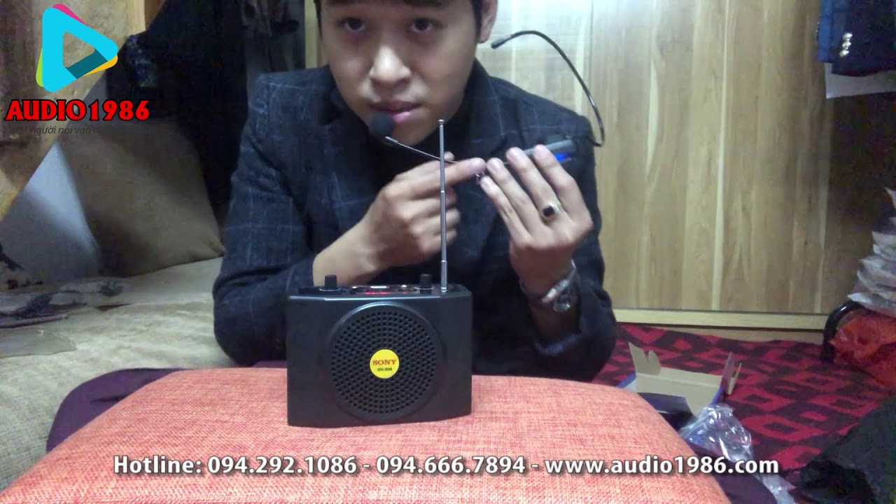 Máy trợ giảng không dây Sony Sn-898 Nhật bản giá rẻ... - youtube